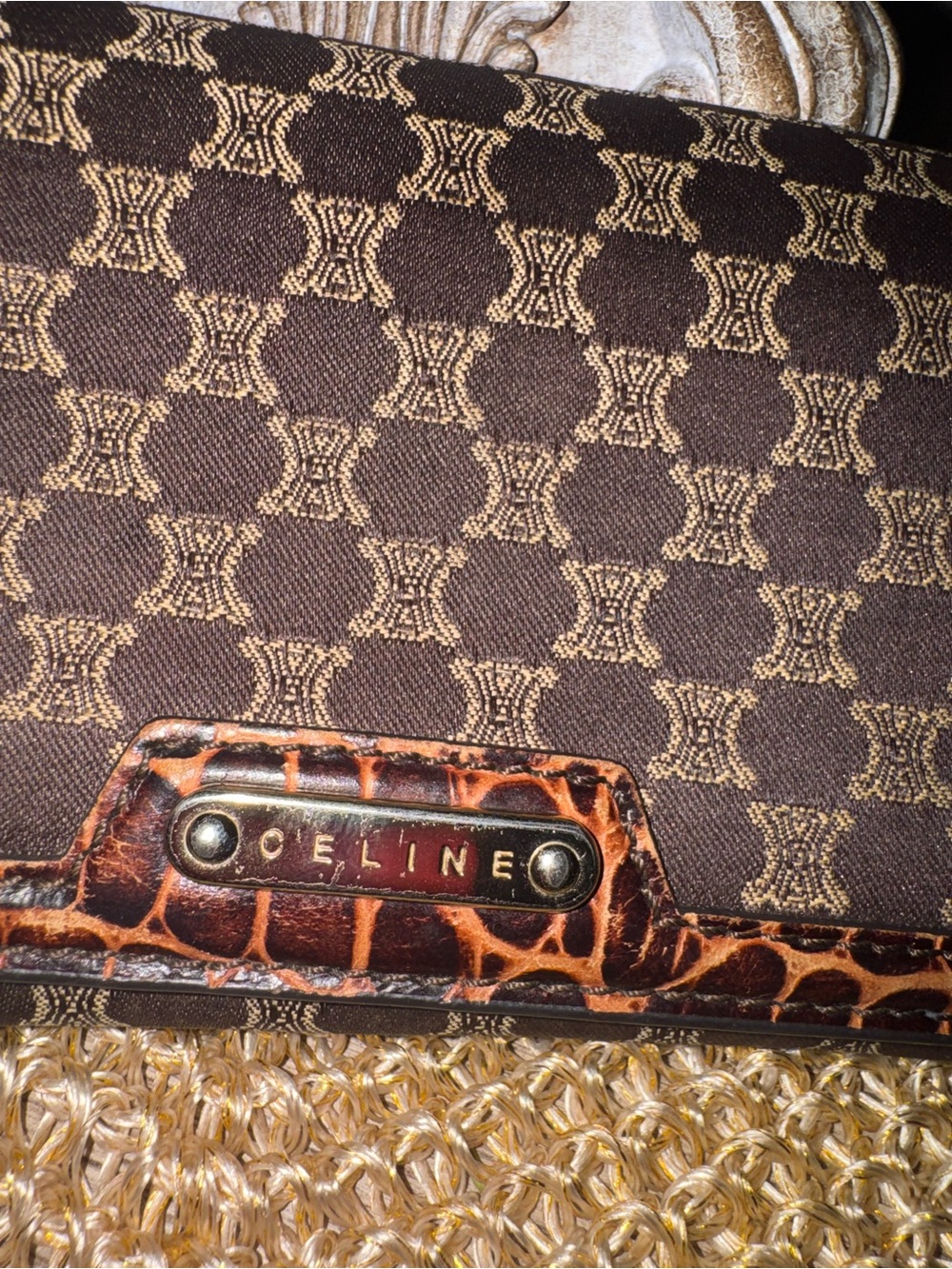 Celine Brown Monogram Continental Wallet in Good Preloved Condition ⭐️ - Picture 3 of 9